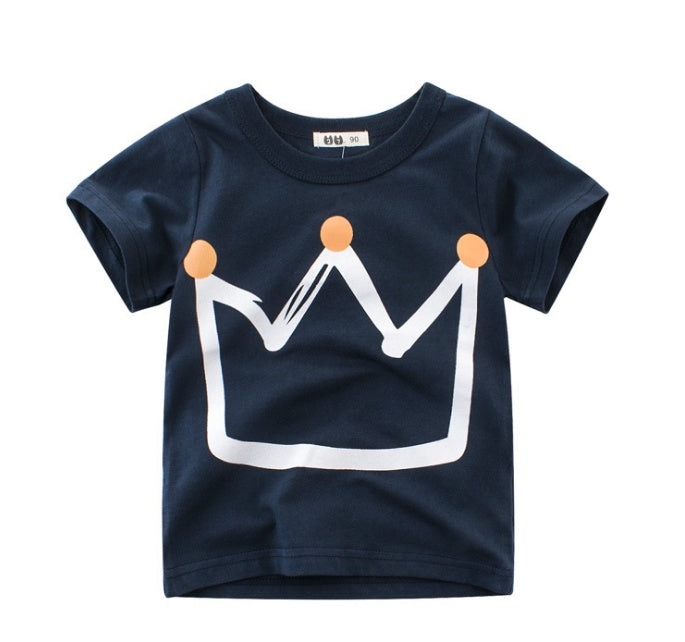 Boys Cotton T-shirt Short Sleeve