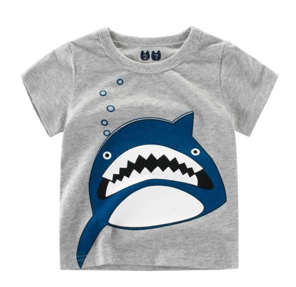 Boys Cotton T-shirt Short Sleeve