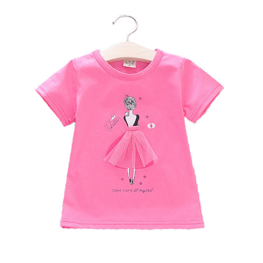Summer short-sleeved cotton T-shirt c
