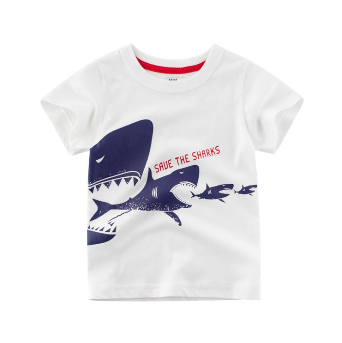 Boys Cotton T-shirt Short Sleeve