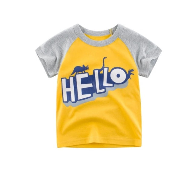 Boys Cotton T-shirt Short Sleeve