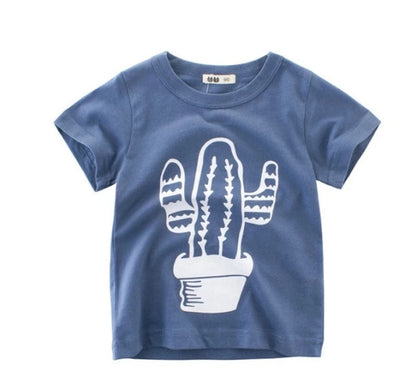 Boys Cotton T-shirt Short Sleeve