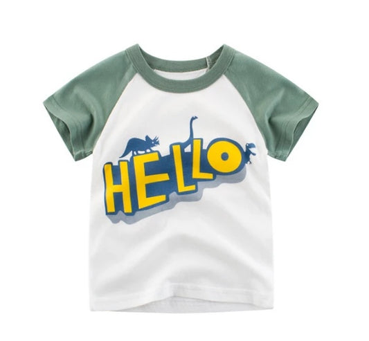 Boys Cotton T-shirt Short Sleeve