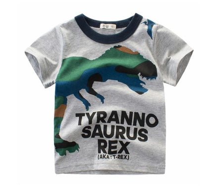 Boys Cotton T-shirt Short Sleeve